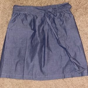Womens chambray skirt